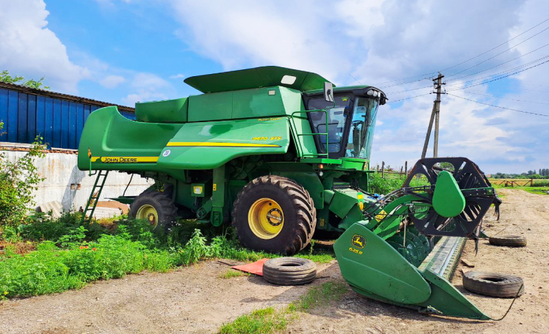 Установка датчика угла наклона на John Deere 